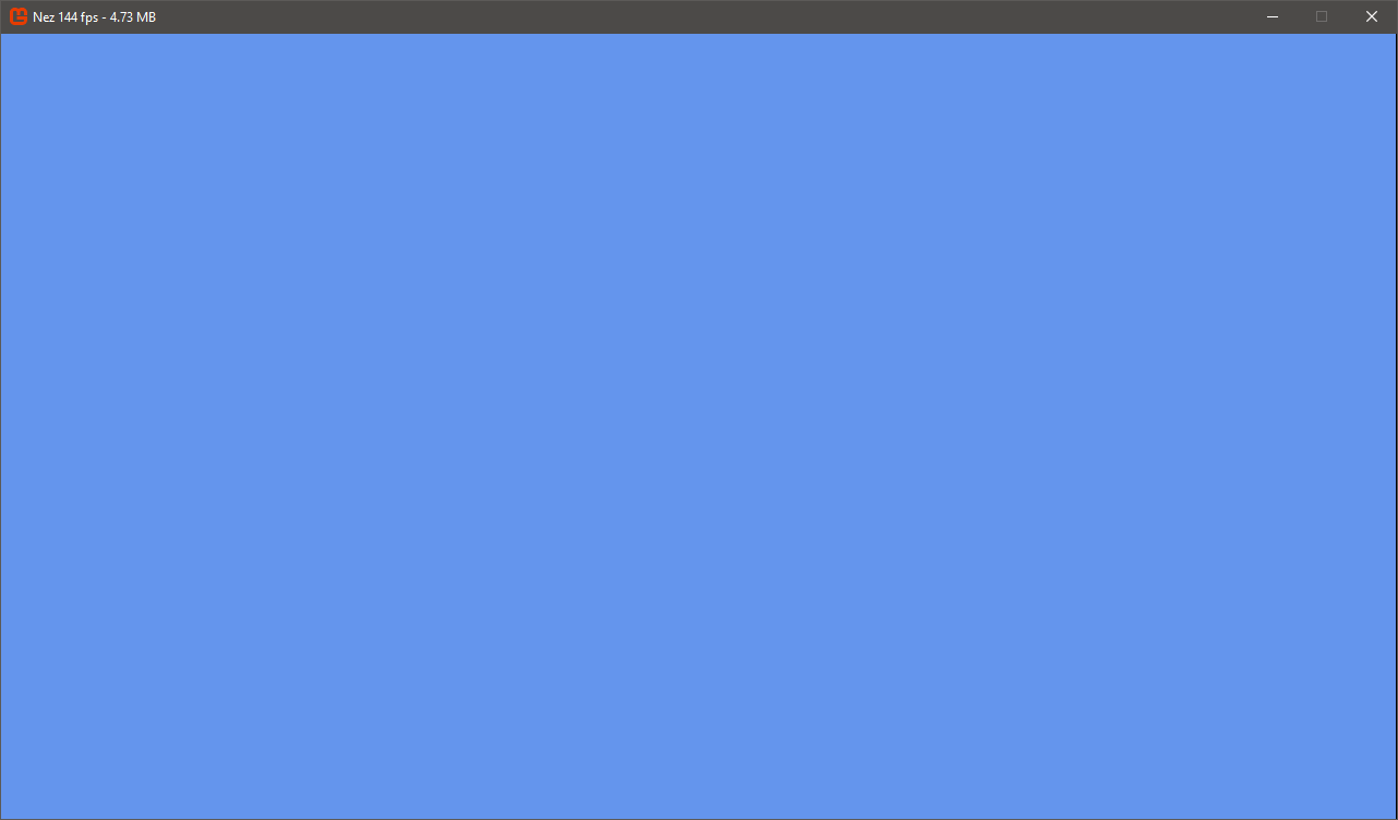 The resulting gamewindow